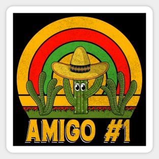 Amigo #1 funny mexcian taco day Sticker